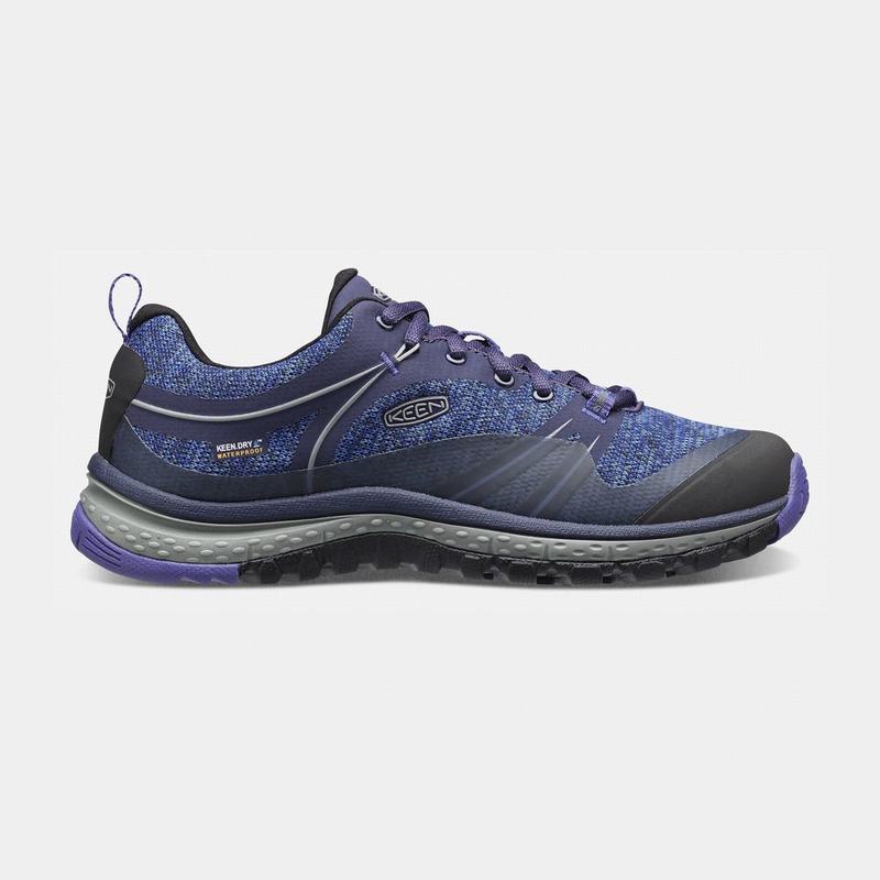 Zapatos Trekking Keen Terradora Waterproof Para Mujer Azul Marino - Zapatos Keen Mexico (493610-GJL)